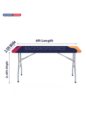 Custom Fitted Table Skirts without Top