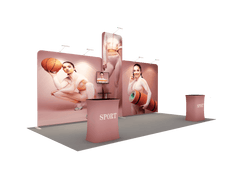 Portable Exhibit Display 20ft - Model 12 - Backdropsource