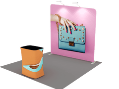 Portable Exhibit Display 10ft - Model 9 - Backdropsource
