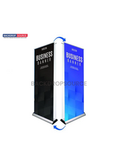 Double-sided wide base Roll Up Banner