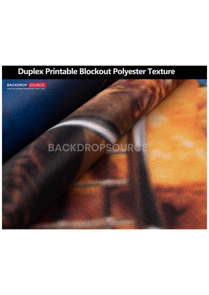Duplex Blockout Polyester Backdrop (300 GSM)