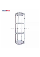 Exhibition Display Showcase with 4-Layer Shelves