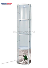 Exhibition Display Showcase with 5-Layer Shelves