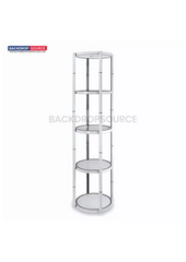 Exhibition Display Showcase with 5-Layer Shelves