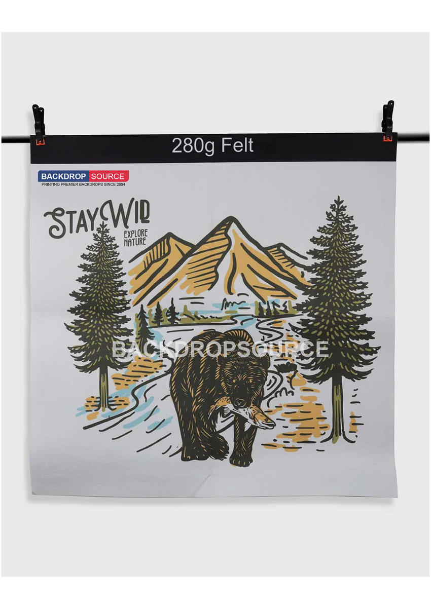 Felt Polyester Fabric Printing -280 gsm