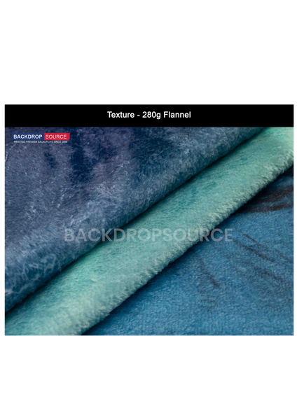 Flannel Polyester Fabric Printing - 280 gsm