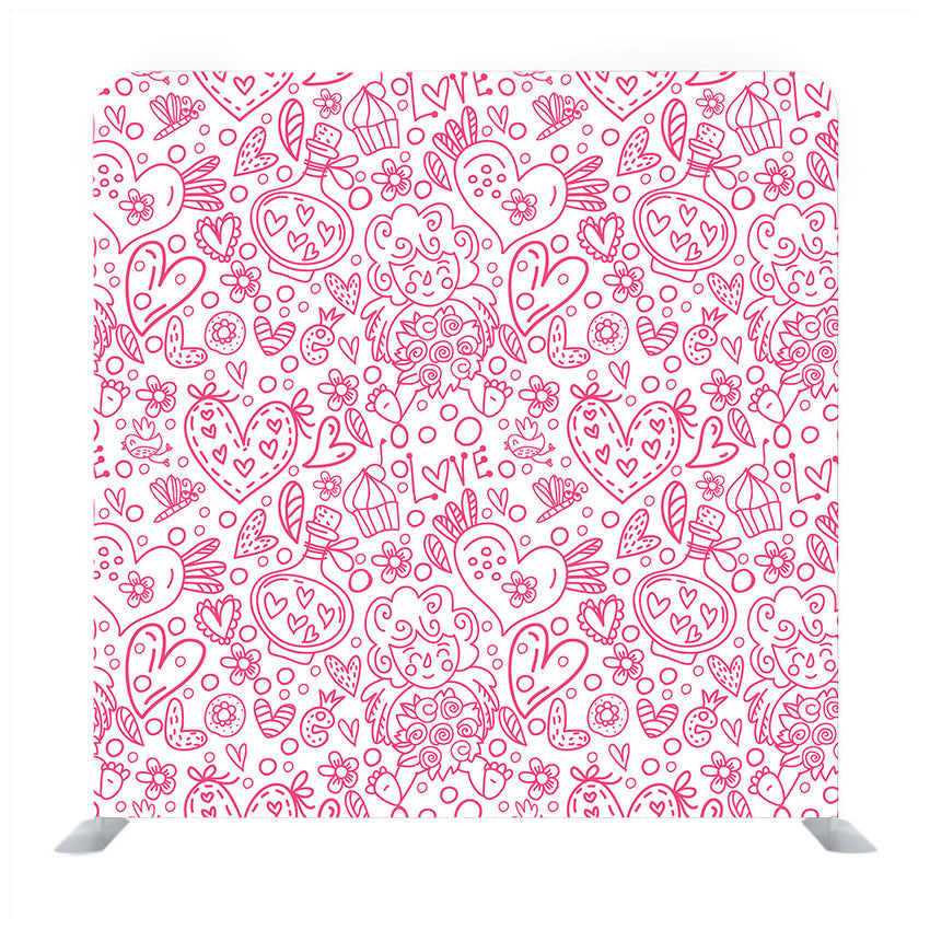 Floral print texture  Media wall - Backdropsource