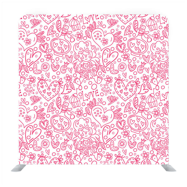 Floral print texture  Media wall - Backdropsource