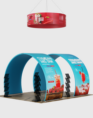 Portable Exhibit Display 10ft x 20ft - Model 9