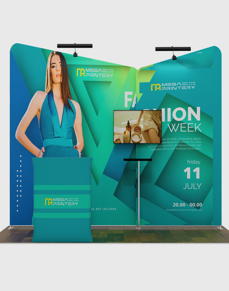Portable Exhibit Display 10ft x 10ft - Model 4