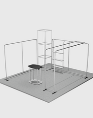 Modular Booth Kits 20ft x 20ft - Model 01