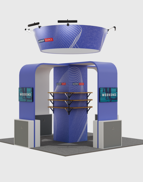 Modular Booth Kits 20ft x 20ft - Model 03
