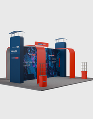 Modular Booth Kits 20ft x 20ft - Model 04
