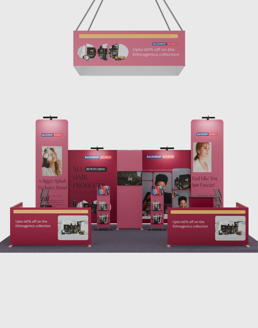 Modular Booth Kits 20ft x 20ft - Model 07