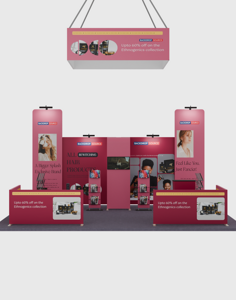 Modular Booth Kits 20ft x 20ft - Model 07