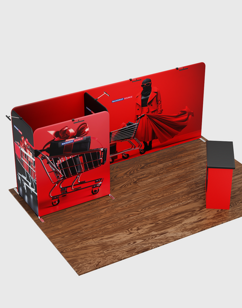 Portable Exhibit Display 10ft x 20ft - Model 8