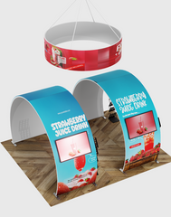 Portable Exhibit Display 10ft x 20ft - Model 9