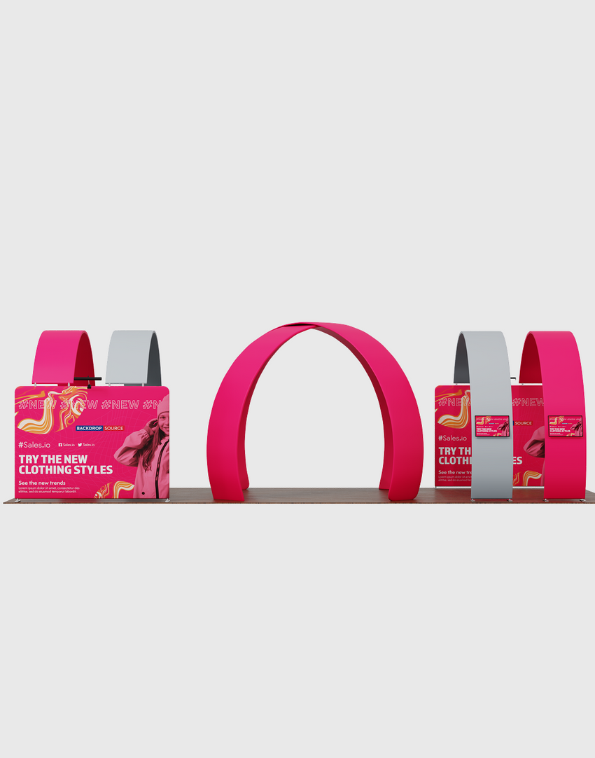 Modular Booth Kits 40ft x 20ft - Model 1