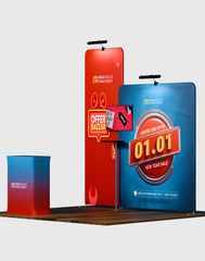 10x10 Modular Trade Show Booth - Pro 13
