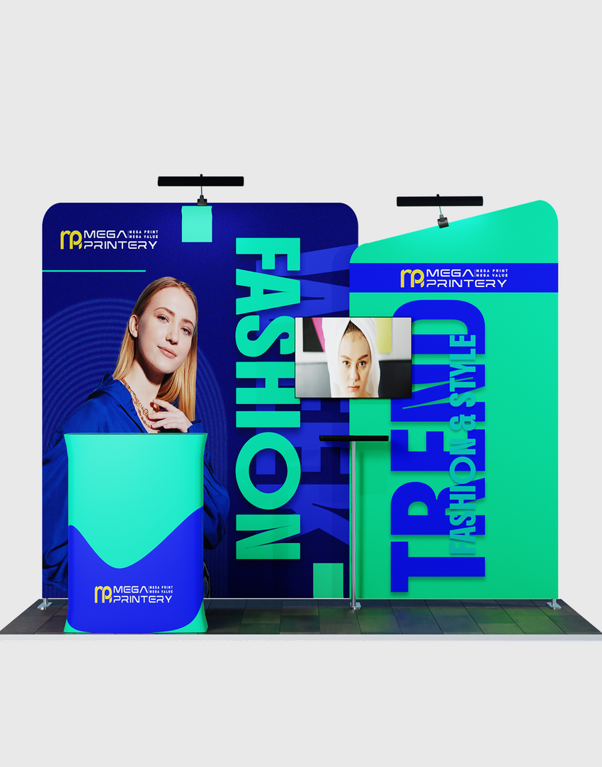 10x10 Modular Trade Show Booth - Pro 3