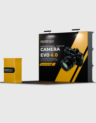 10ft x 10ft Straight Popup Exhibit Pro 3-in-1 Display Kit with Illume Lights