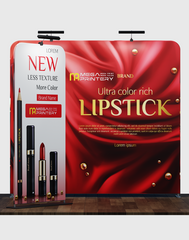 EZ Exhibit Essentials: 10x10 Booth Kit with Backwall and Banner Stand