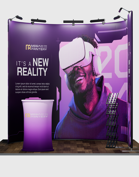 Modular U Shaped Exhibition Kit for 10ft Wide Booths