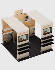 10x10 Modular Trade Show Booth - Pro 35