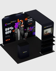 10x10 Modular Trade Show Booth - Pro 37