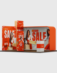 10x10 Modular Trade Show Booth - Pro 19