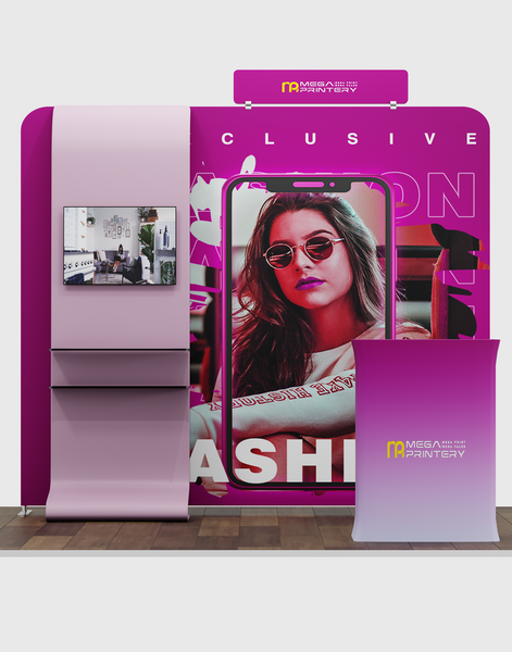 Portable Exhibit Display 10ft x 10ft - Model 16