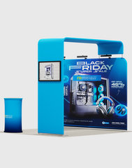 Modular L Arch TV Display Exhibition Kit for 10ft Wide Booths