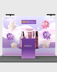 10ft x 10ft Straight Exhibit Pro 3-in-1 Display Kit with Illume Lights