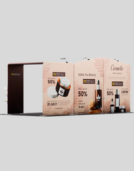 10x20 Modular Trade Show Booth - Pro 18