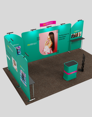20x10 Modular Trade Show Backdrop – Pro Edition