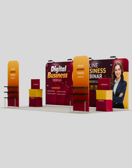 10x20 Modular Trade Show Booth - Pro 14