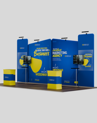 10x20 Modular Trade Show Booth - Pro 1