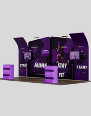 10x20 Modular Trade Show Booth - Pro 3