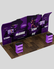 10x20 Modular Trade Show Booth - Pro 3