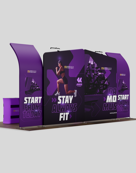 10x20 Modular Trade Show Booth - Pro 3