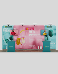 10x20 Modular Trade Show Booth - Pro 4