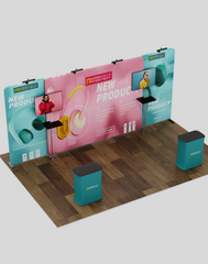 10x20 Modular Trade Show Booth - Pro 4