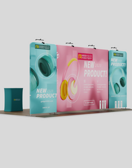 10x20 Modular Trade Show Booth - Pro 4