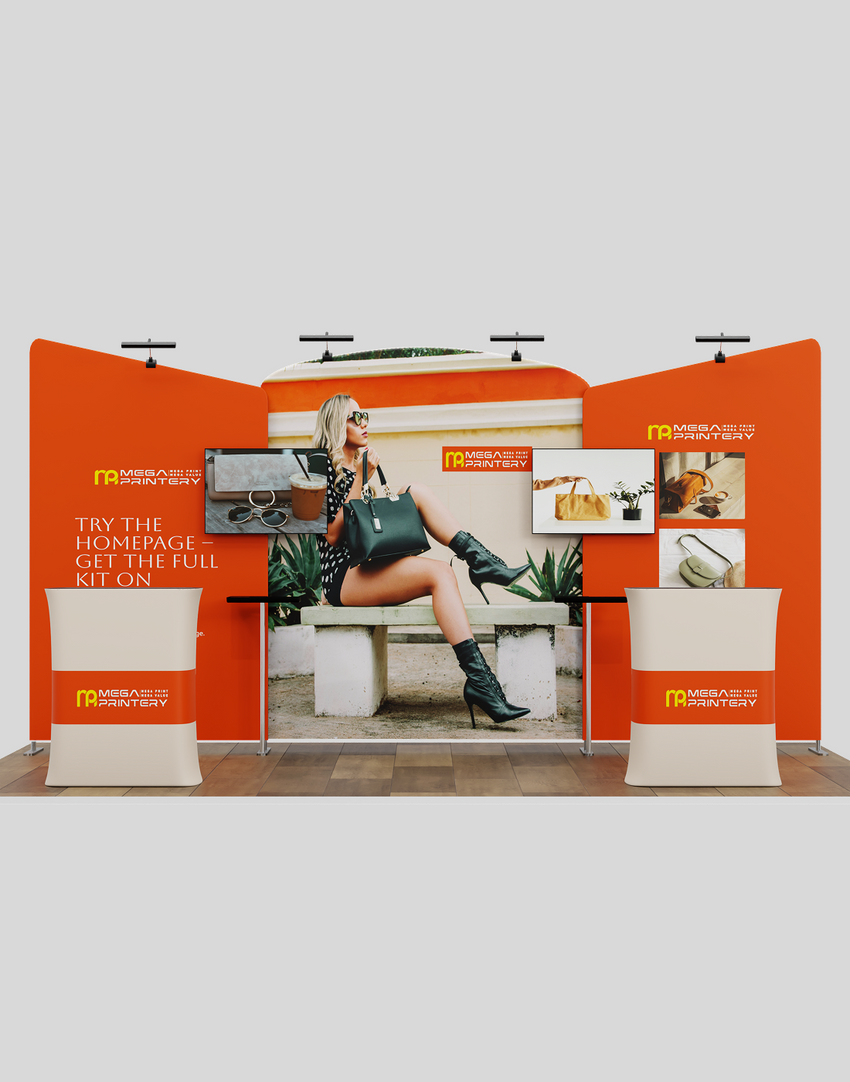 10x20 Modular Trade Show Booth - Pro 8