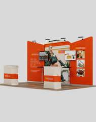 10x20 Modular Trade Show Booth - Pro 8