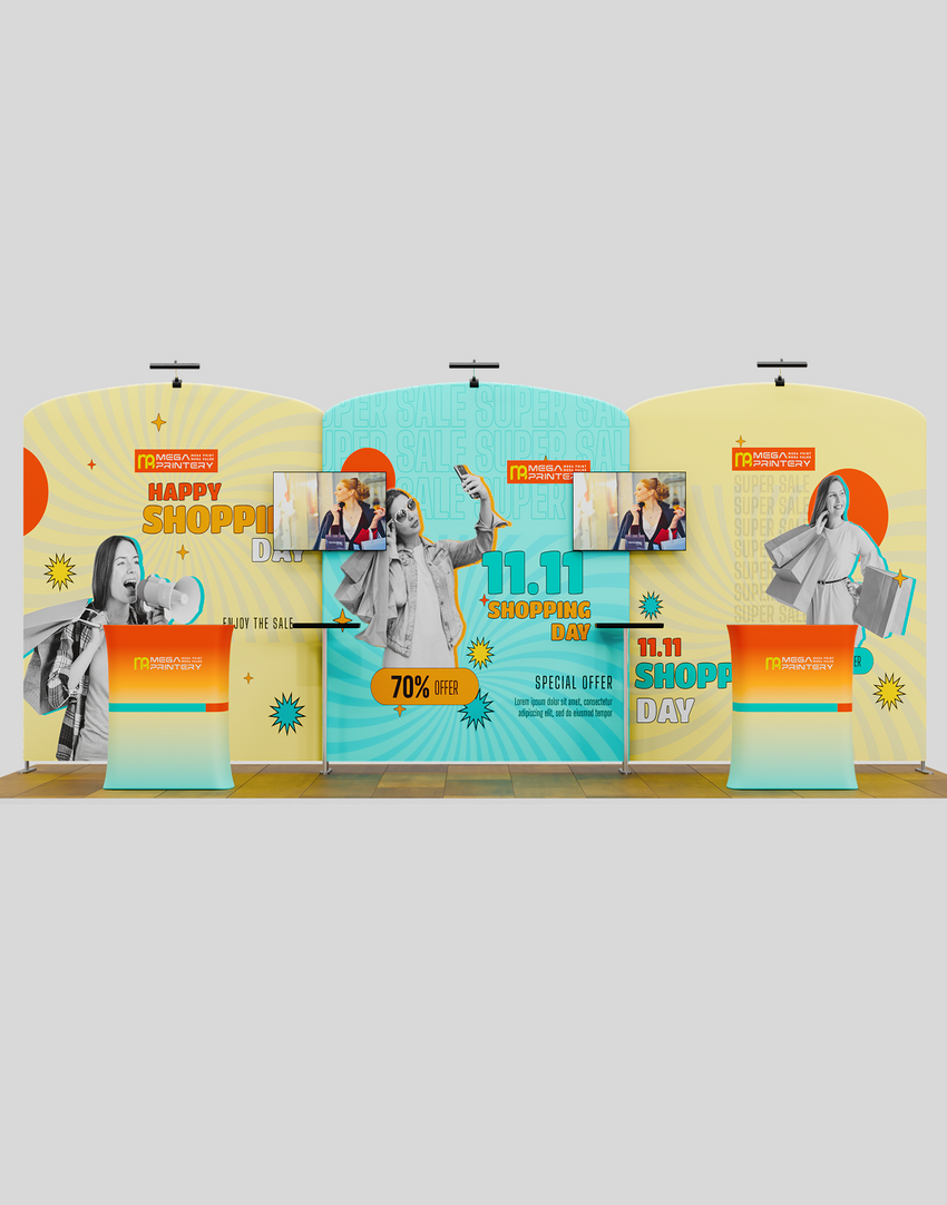 10x20 Modular Trade Show Booth - Pro 11