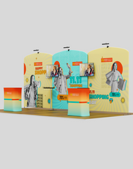 10x20 Modular Trade Show Booth - Pro 11