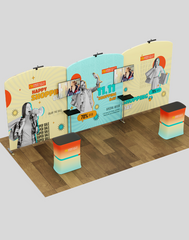 10x20 Modular Trade Show Booth - Pro 11
