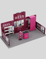10x20 Modular Trade Show Booth - Pro