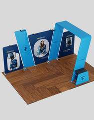 10x20 Modular Trade Show Booth - Pro 16